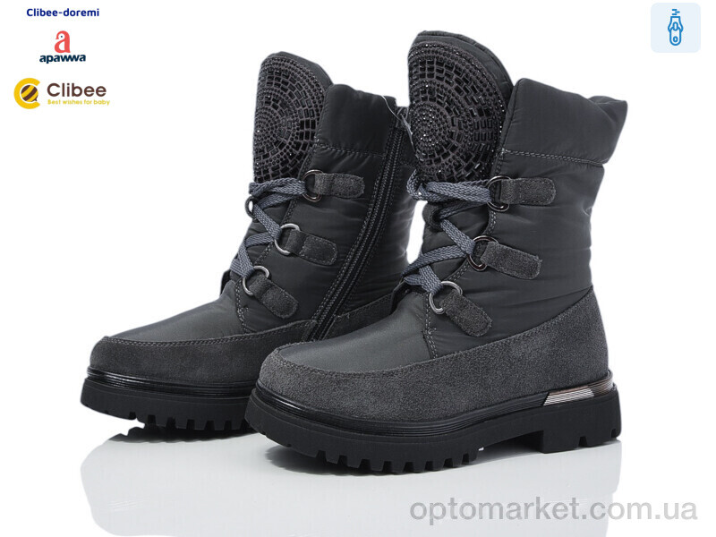 Купить Черевики дитячі YD99-2 Apawwa сірий, фото 1