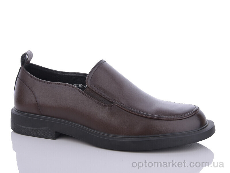 Купить Туфлі чоловічі YE1501-2 Yalasou коричневий, фото 1