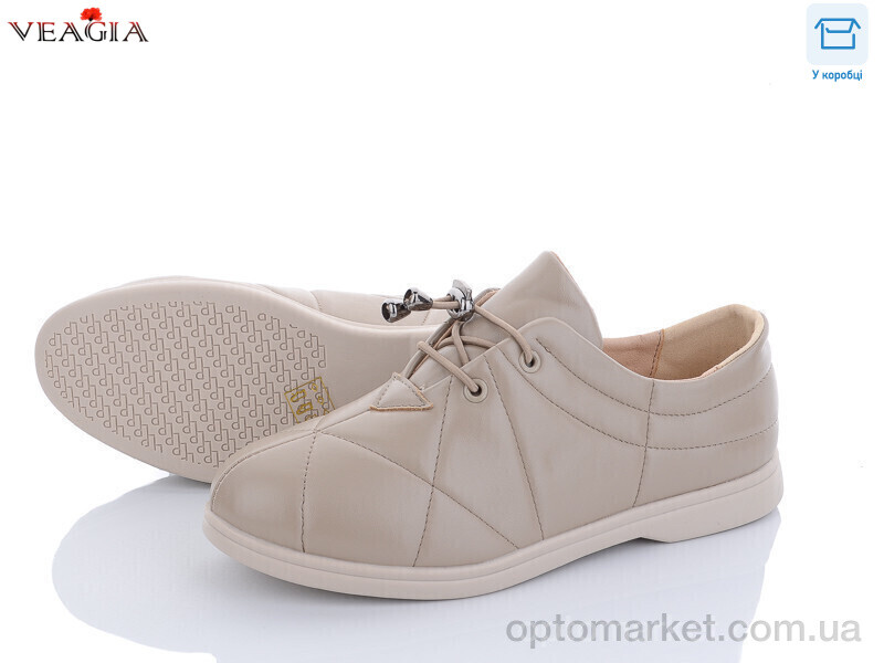 Купить Туфлі жіночі YF170-6 Veagia бежевий, фото 1