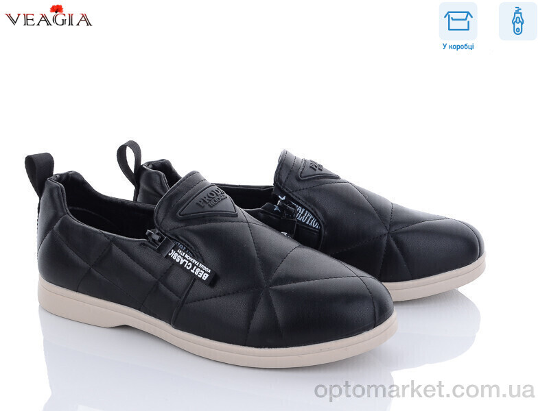 Купить Туфлі жіночі YF171-1 Veagia чорний, фото 1