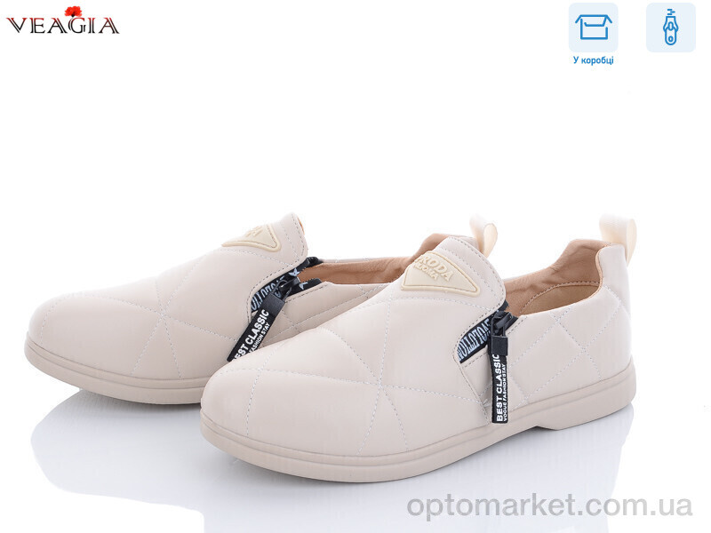 Купить Туфлі жіночі YF171-2 Veagia бежевий, фото 1