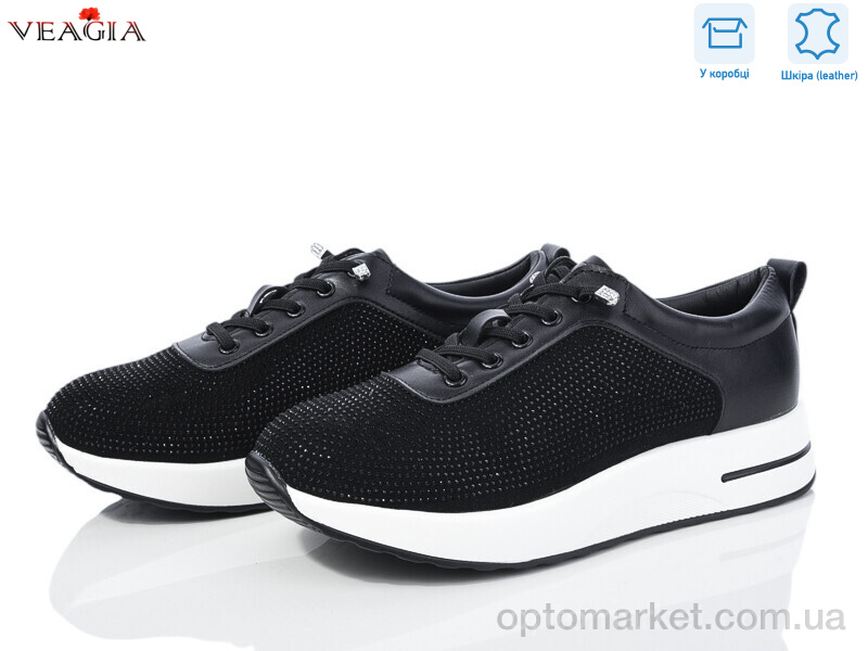 Купить Кросівки жіночі YF5005-1 Veagia чорний, фото 1