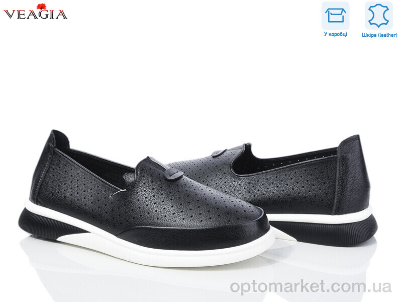 Купить Туфлі жіночі YF5008-1 Veagia чорний, фото 1