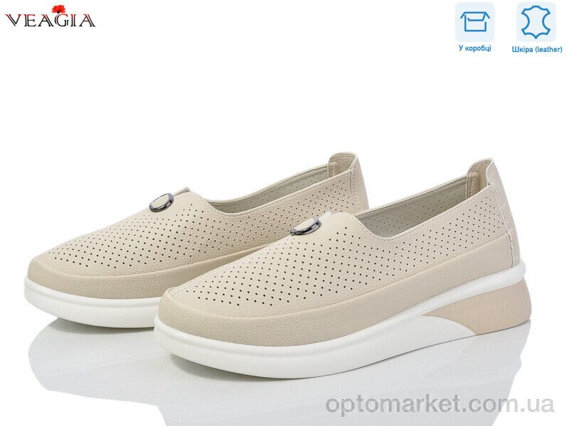Купить Туфлі жіночі YF5011-3 Veagia бежевий, фото 1