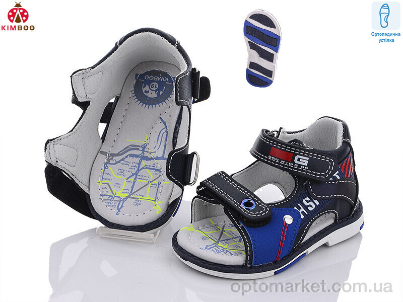 Купить Сандалі дитячі YF732-1B ортопед Kimbo-o синій, фото 2