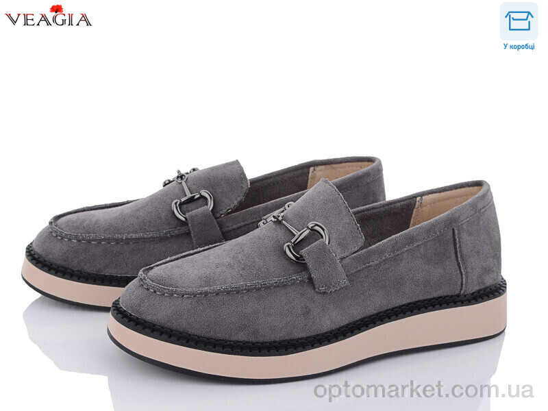 Купить Туфлі жіночі YF83-5 Veagia сірий, фото 1