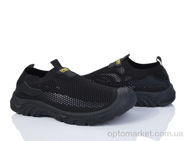 Купить Кросівки чоловічі YG312 black Baolikang чорний, фото 1