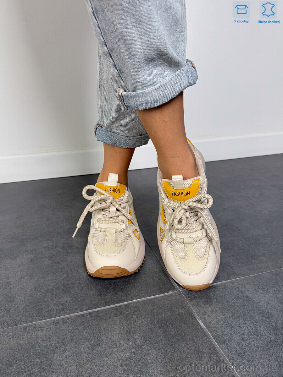 Купить Кросівки жіночі YH25002 yellow S.Sofi.S бежевий, фото 2