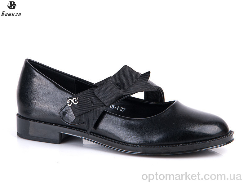 Купить Туфлі жіночі YJ115-1 Башили чорний, фото 1