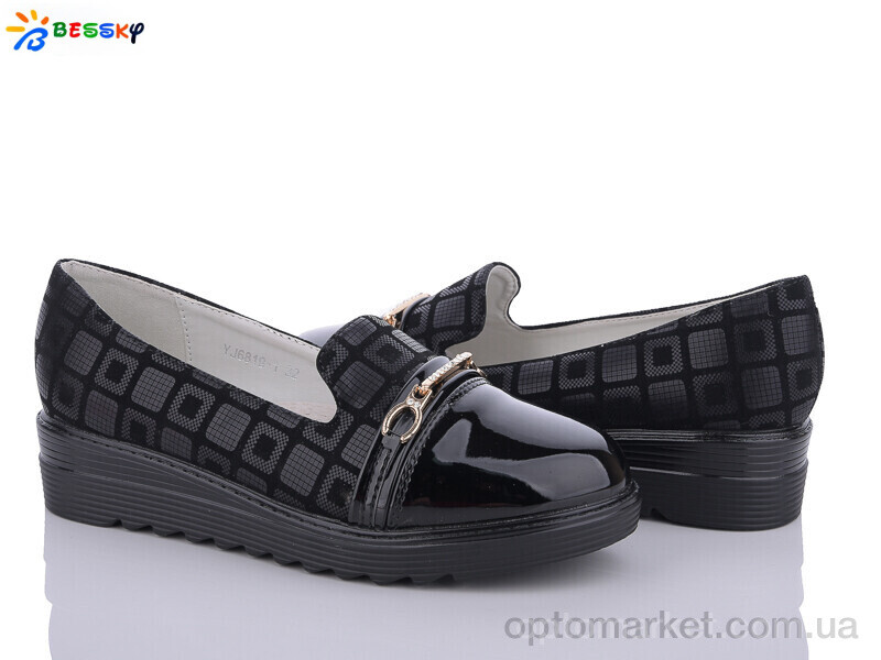 Купить Туфлі дитячі YJ6819-1 Bessky чорний, фото 1
