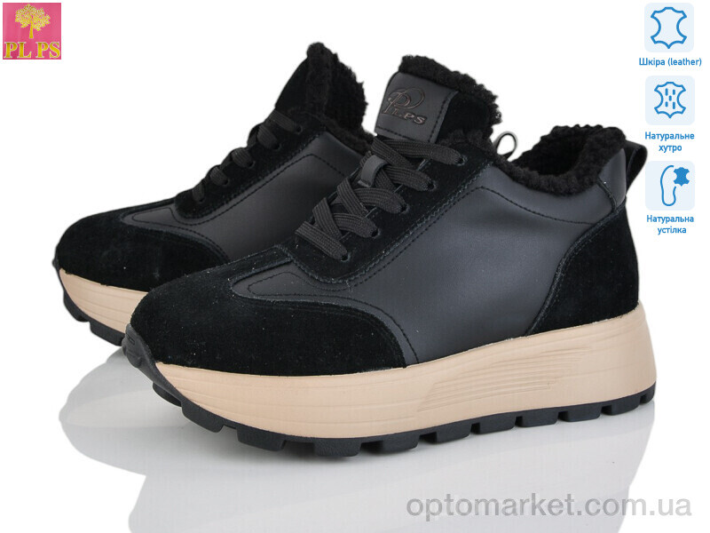 Купить Кросівки жіночі YJ682-1 PLPS чорний, фото 1