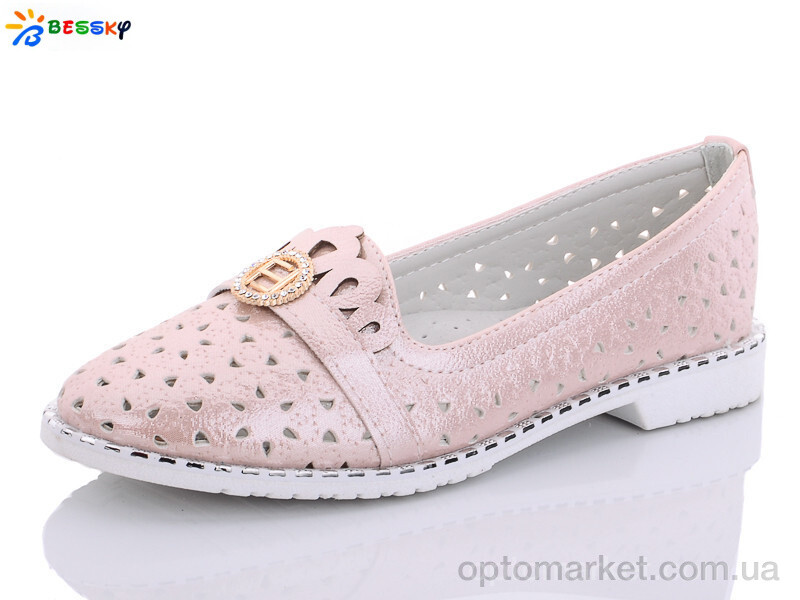 Купить Туфлі дитячі YJ9660-3 Bessky бежевий, фото 1