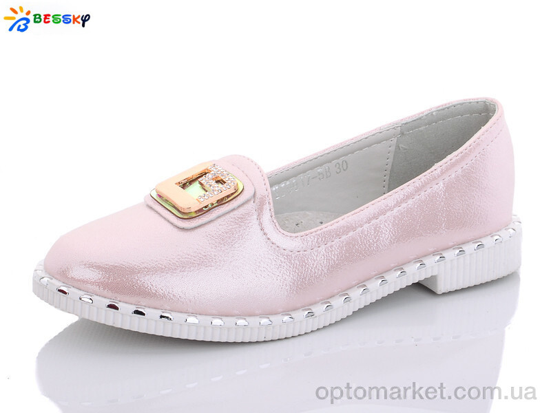 Купить Туфлі дитячі YJ9917-5B Bessky рожевий, фото 1