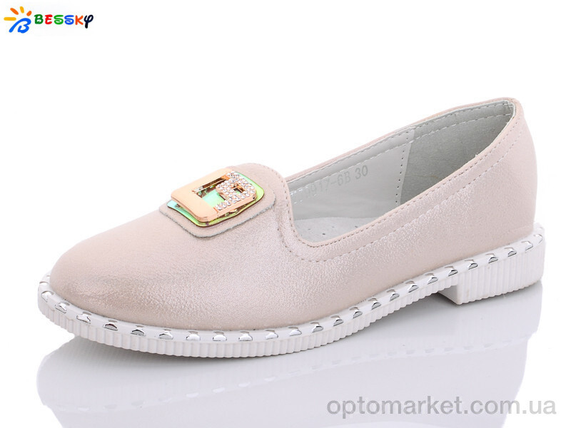Купить Туфлі дитячі YJ9917-6B Bessky бежевий, фото 1