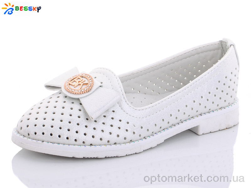 Купить Туфлі дитячі YJ9918-2A Bessky білий, фото 1
