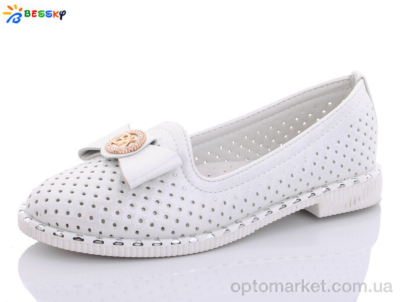 Купить Туфлі дитячі YJ9918-2B Bessky білий, фото 1