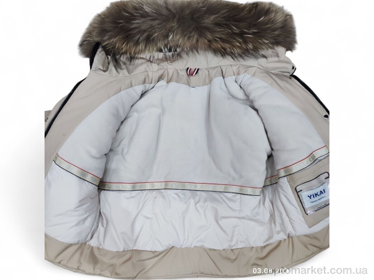 Купить Куртка дитячі YK1182 бежевий Yikai бежевий, фото 3