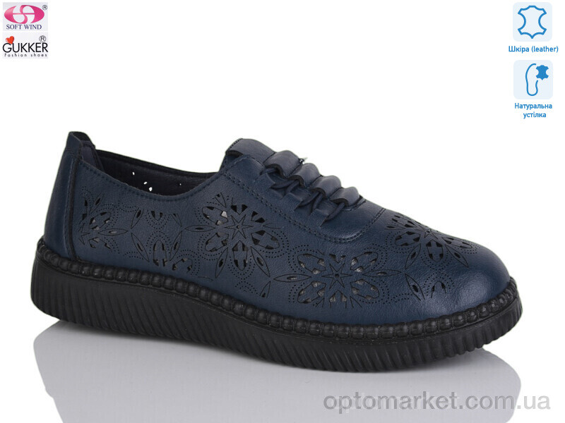 Купить Туфлі жіночі YK2038 Gukkcr синій, фото 1