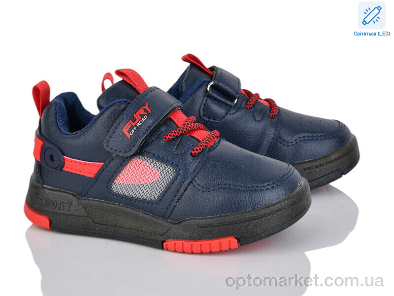 Купить Кросівки дитячі YL1002-7 LED Y.Top синій, фото 1