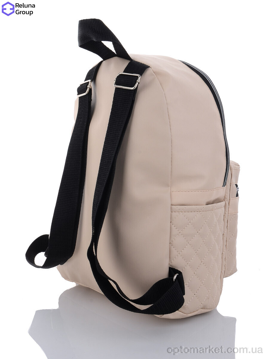 Купить Рюкзак женский YM013-3 beige C.anel бежевий, фото 3