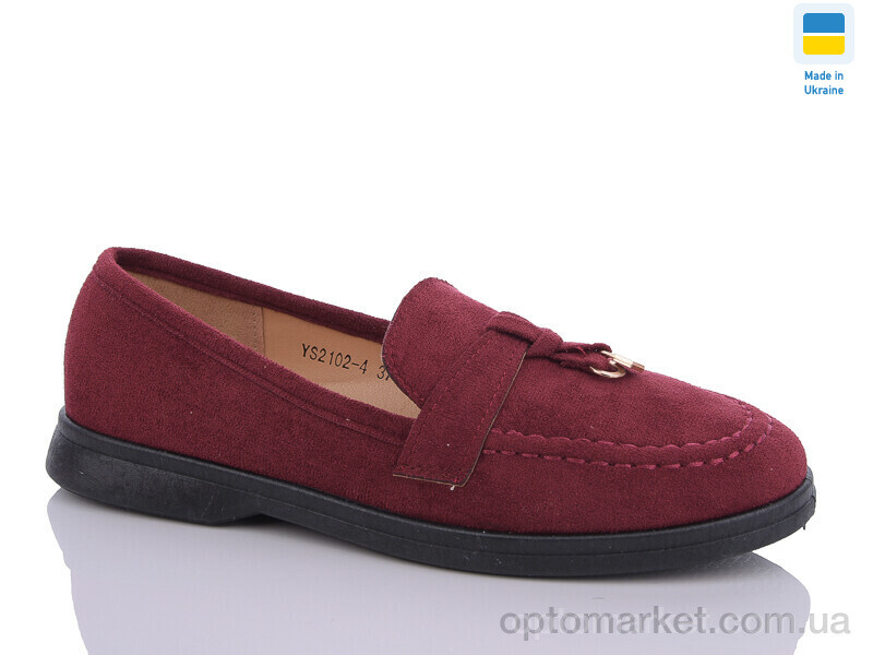 Купить Туфлі жіночі YS2102-4 Swin бордовий, фото 1