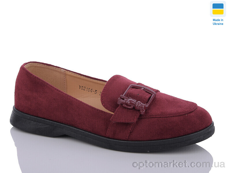 Купить Туфлі жіночі YS2104-5 Swin бордовий, фото 1