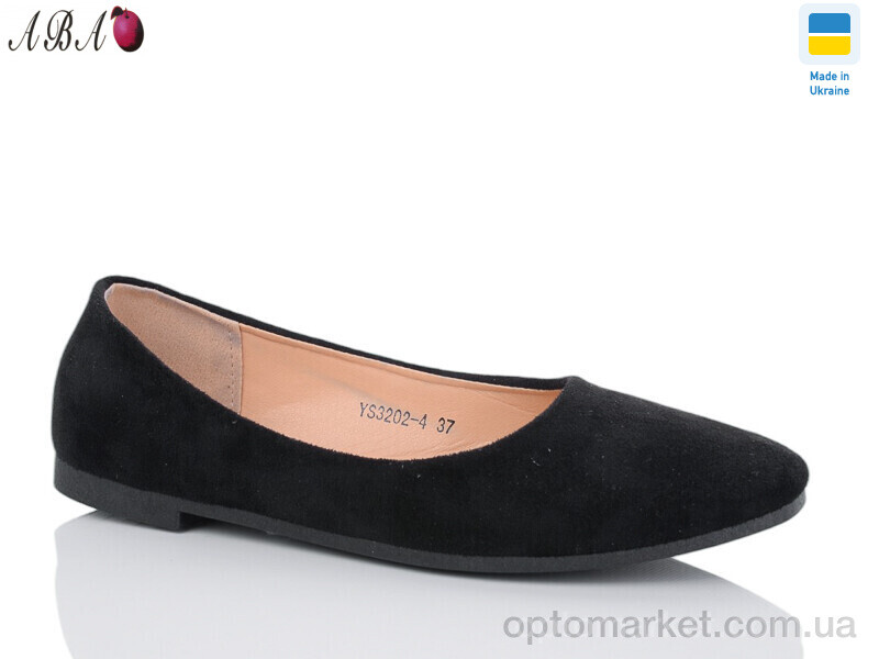 Купить Балетки жіночі YS3202-4 Swin чорний, фото 1