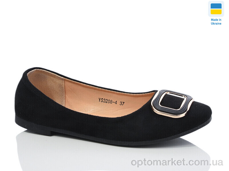 Купить Балетки жіночі YS3208-4 Swin чорний, фото 1