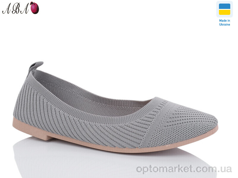 Купить Балетки жіночі YS3213-3 Swin сірий, фото 1
