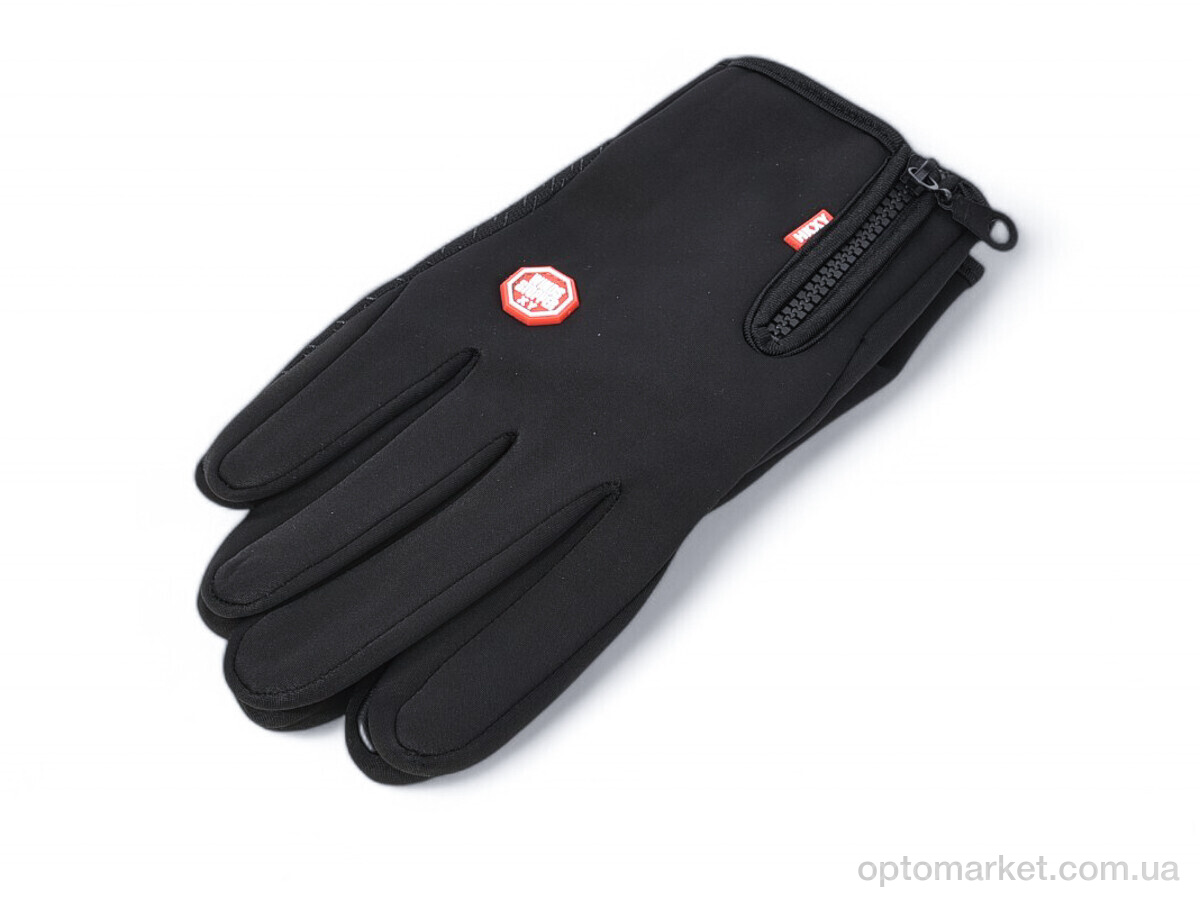 Купить Рукавички чоловічі YSD001 фліс black Rubi чорний, фото 1