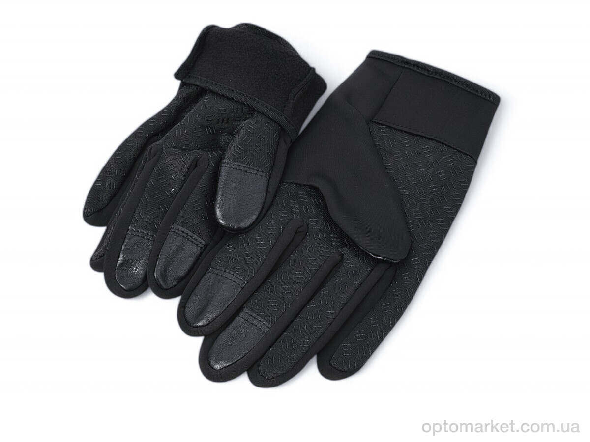 Купить Рукавички чоловічі YSD001 фліс black Rubi чорний, фото 2