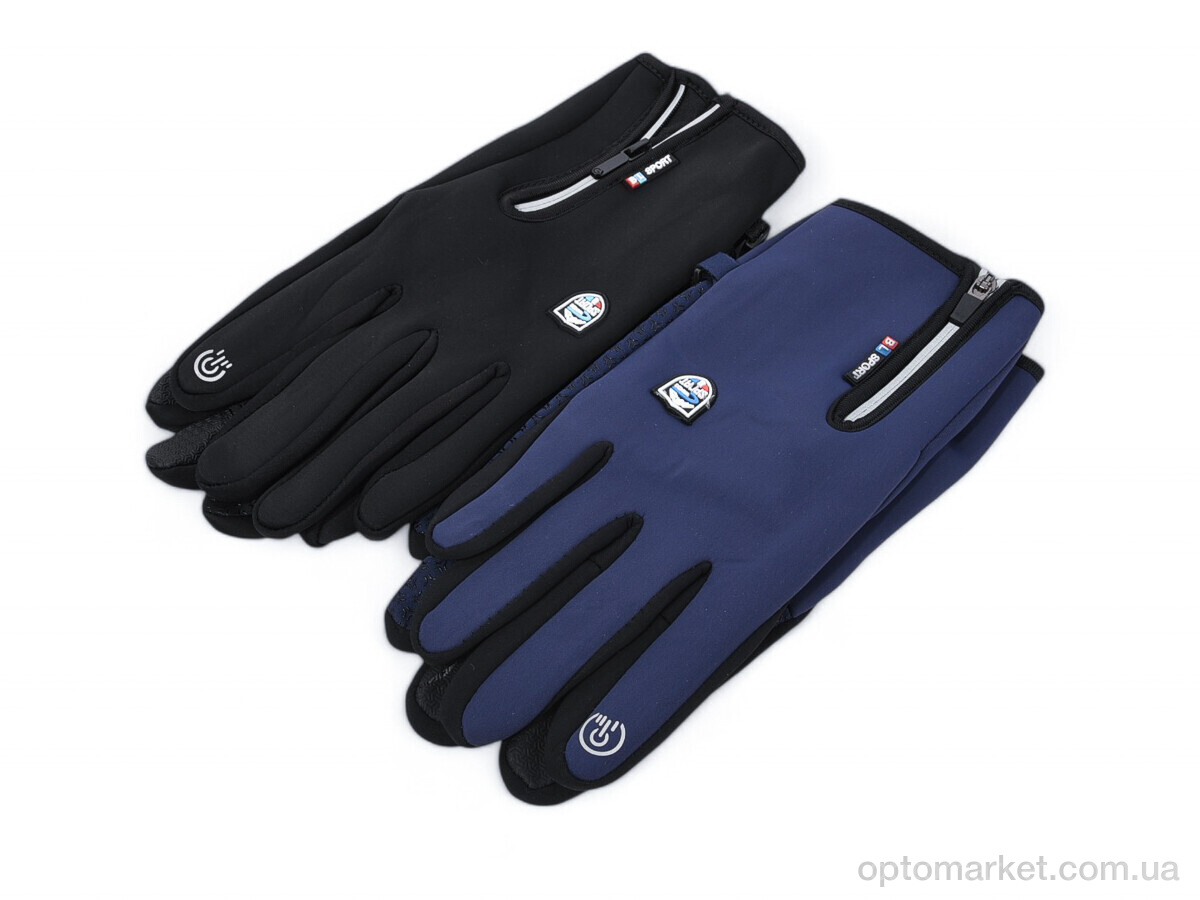 Купить Рукавички чоловічі YSD003 хутро сенсор mix Rubi мікс, фото 1