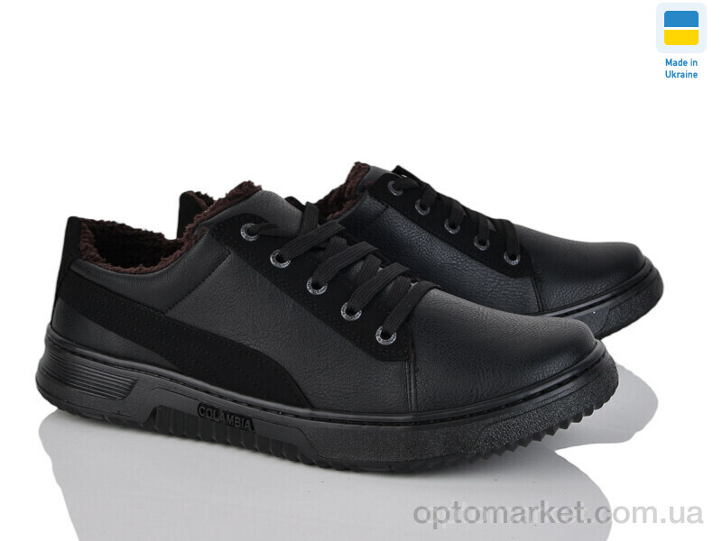 Купить Кросівки чоловічі Yulius 59 хутро чорний Yulius чорний, фото 1