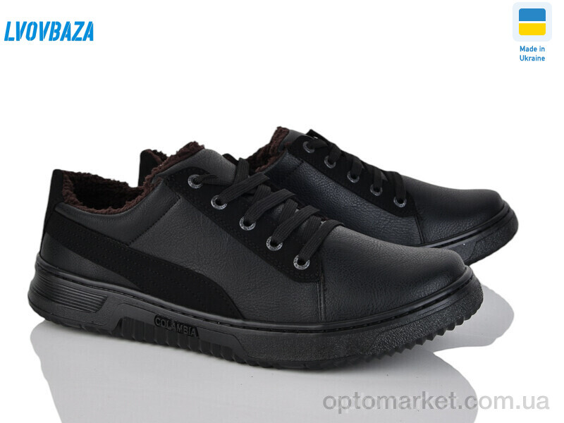 Купить Кросівки чоловічі Yulius 59 хутро чорний Yulius чорний, фото 1