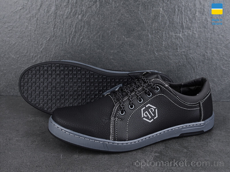 Купить Кросівки чоловічі Yulius 75 чорний сп. Yulius чорний, фото 3