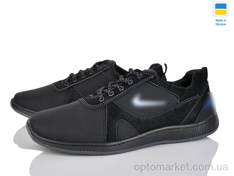 Купить Кросівки чоловічі Yulius 81 чорний Yulius чорний, фото 1
