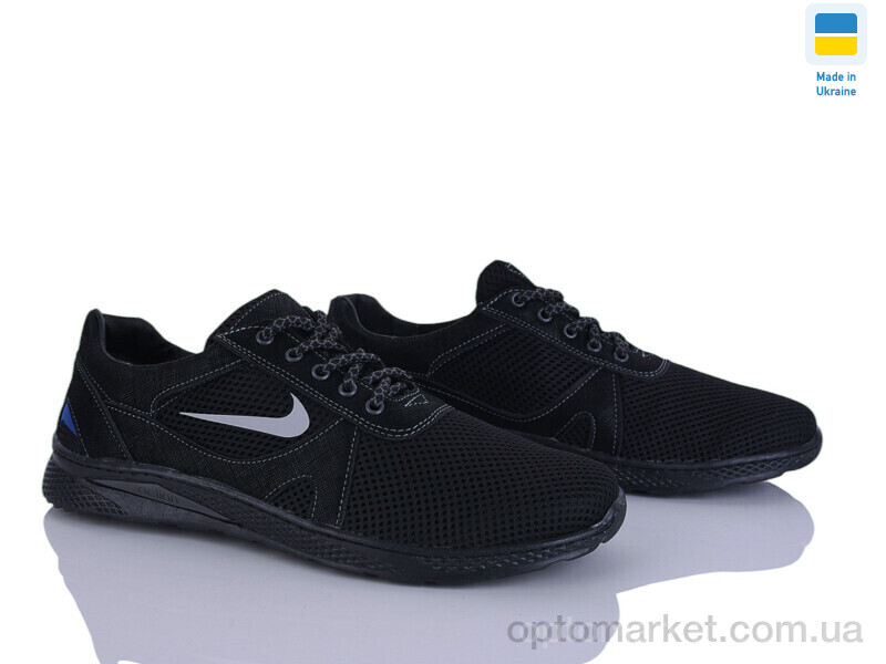 Купить Кросівки чоловічі Yulius 83C Yulius чорний, фото 2