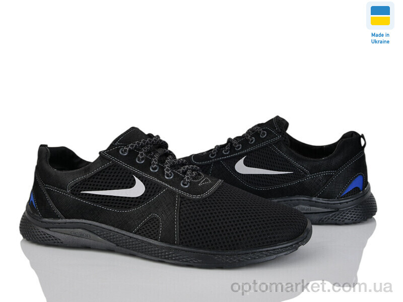 Купить Кросівки чоловічі Yulius 83K чорний Yulius чорний, фото 1