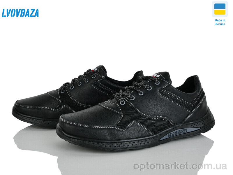 Купить Кросівки чоловічі Yulius 93 чорний Yulius чорний, фото 1