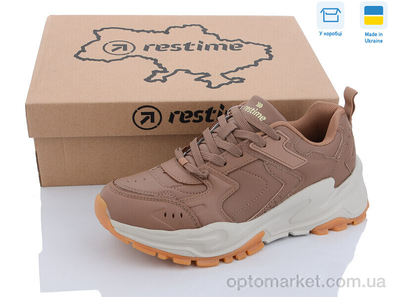 Купить Кросівки жіночі YW023208 camel Restime коричневий, фото 1