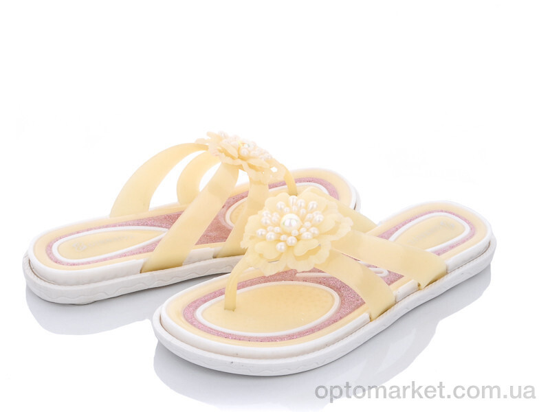 Купить Шльопанці жіночі YXS9961-3 Girnaive бежевий, фото 1