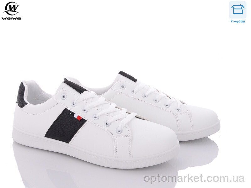 Купить Кросівки чоловічі YY6219 white-black Wei Wei білий, фото 1