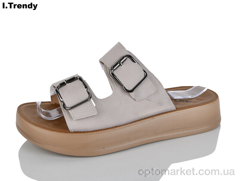 Купить Шльопанці жіночі YZ101-3 Trendy бежевий, фото 1