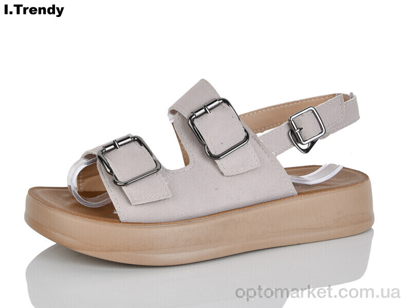 Купить Босоніжки жіночі YZ102-3 Trendy сірий, фото 1