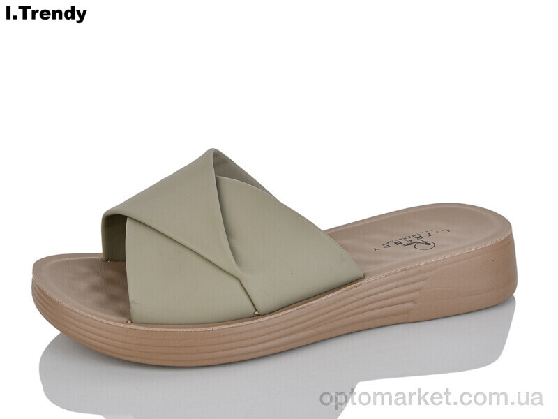 Купить Шльопанці жіночі YZ107-10 Trendy зелений, фото 1