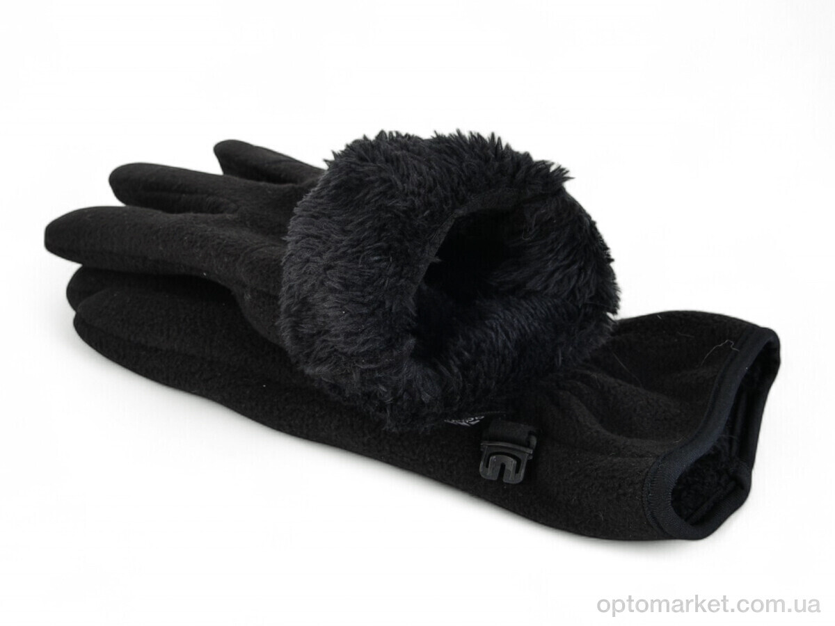 Купить Рукавички унісекс Z01-05 black T.e north face чорний, фото 3