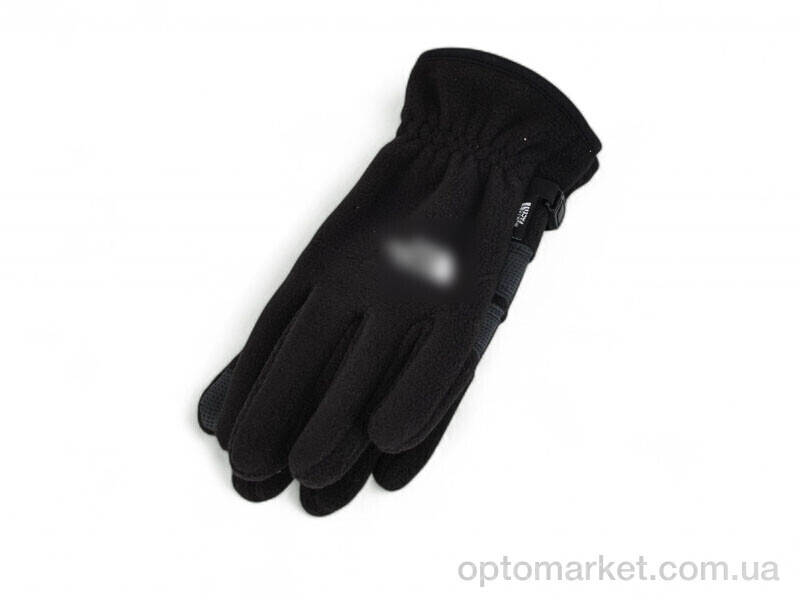 Купить Рукавички унісекс Z03-05 black T.e north face чорний, фото 1