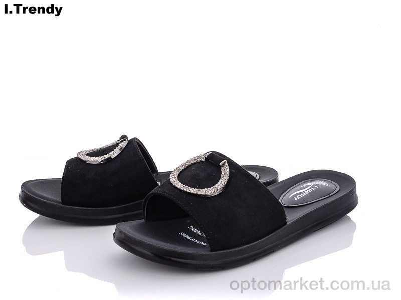 Купить Шльопанці жіночі Z100-11 Trendy чорний, фото 1