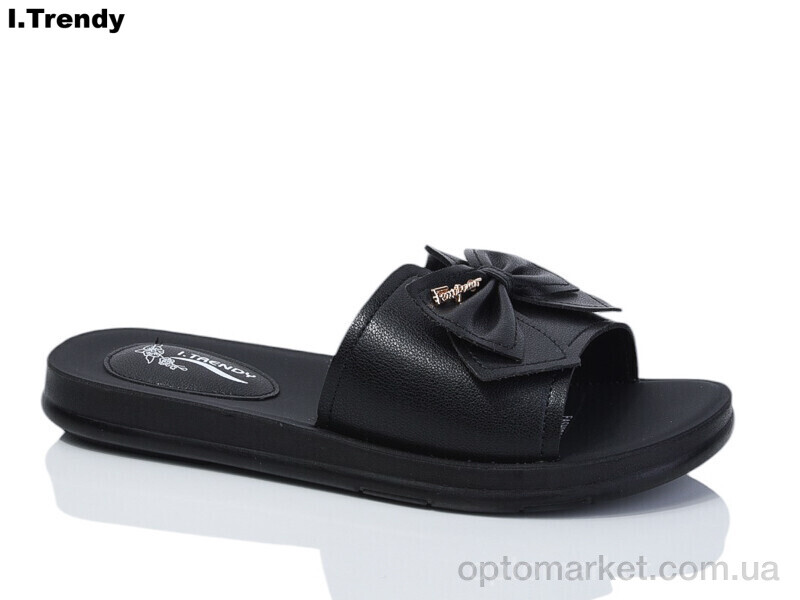 Купить Шльопанці жіночі Z101-1 Trendy чорний, фото 1
