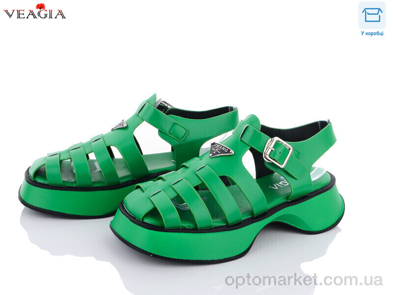Купить Босоніжки жіночі Z111-4 Veagia зелений, фото 1